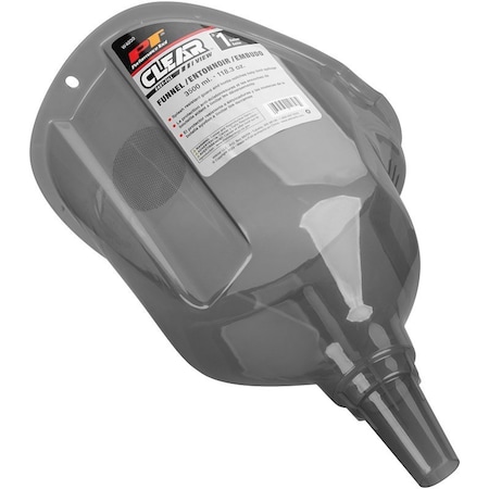 Performance Tool Clear View Series Easy-Fill Funnel, 1 gal Capacity, Polypropylene, Clear W4030