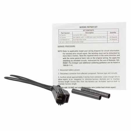 Motorcraft Ignition Knock (Detonation) Sensor Connector,  WPT994