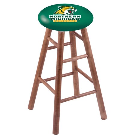 Holland Bar Stool Co Maple Counter Stool, Medium Finish, Northern Michigan Seat RC24MSMed