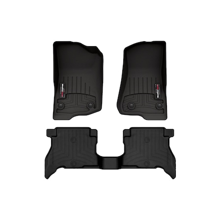 Weathertech Black, Front and Rear Floorliners 441313-1-5