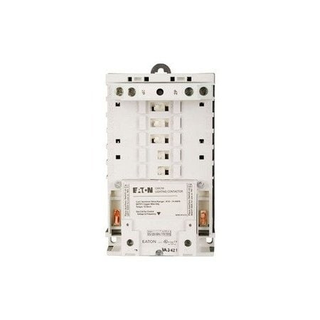 Eaton Electrically Held Lighting Contactor (30A, 120VAC Coil, 2P, 1NO-1NC Aux) C30CNE11A0