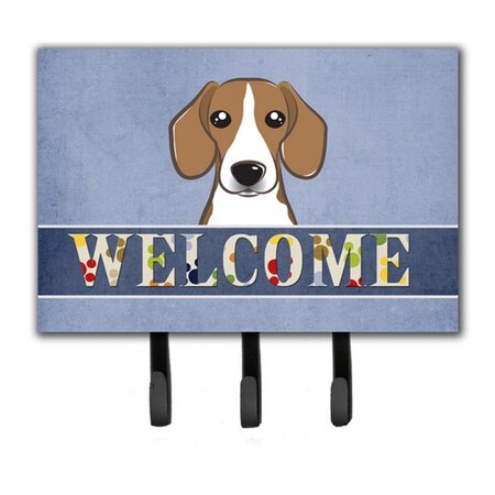 Carolines Treasures Beagle Welcome Leash & Key Holder CA77417