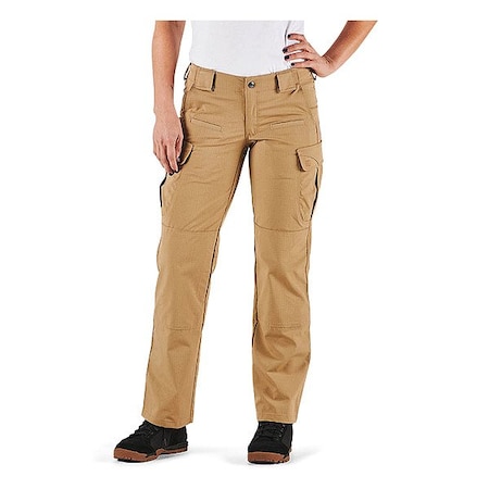 5.11 Women's Women's Stryke Pants, 10, Coyote, 35% Cotton, 65% Polyester 64386ABR-120-10-R