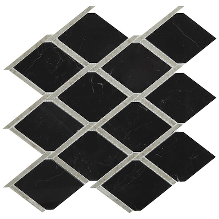 Daltile Lavaliere Natural Stone Chain Link Mosaic, 15.75 Sqft per Carton, 15PK LV22CHNLNKMS1L