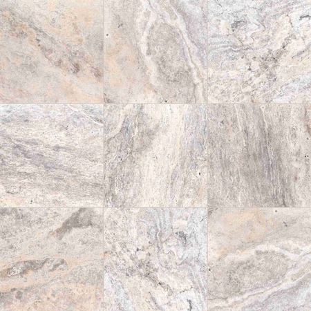 Msi Tuscany Silver 24in.  X 24in.  Tumbled Travertine Paver Tile, 34PK ZOR-LSC-0227P