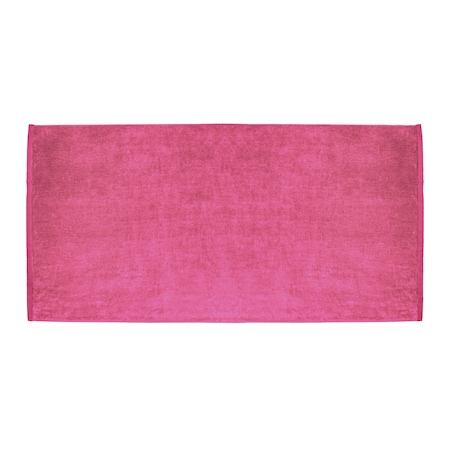 Towelsoft Premium terry velour beach towel 30 inch x 60 inch-Hot Pink HOME-BV1103-Hot Pink