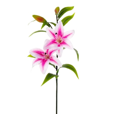 Vickerman 33 in. Tiger Lily Stem, Pink - Pack of 2 FC170102-2