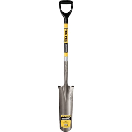 Truper Tru Pro 29'' Fiberglass D-Handle Drain Spade PEP-16F