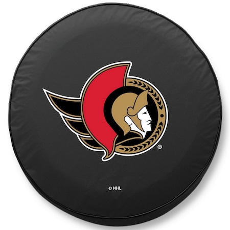 Holland Bar Stool Co 29 x 8 Ottawa Senators Tire Cover TCFOttSenBK