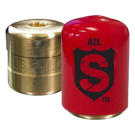 Shield Refrigerant Locking Cap, 1 in L, PK12 SHLD-A2L12