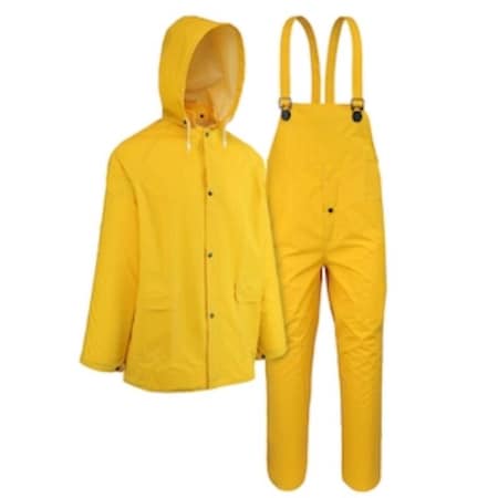 Boss Yellow PVC/Polyester Rain Suit Large B44035/L