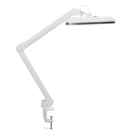 Kings County Tools Architect LED Desk Clamp Light with Adjustable Swing Arm, Dual Light, 16 Lighting Options GW16T01-05