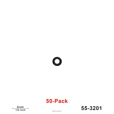 Bedford Precision Parts O-Rings, Solvent Resistant, 50-Pack Replaces Graco 25M239 55-3201