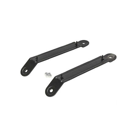 Uni Pro Seat Adapter Brackets for Ford F650 or F750 Semi Trucks, Black Powder Coat 8521