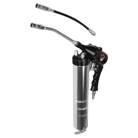 Performance Tool Air Grease Gun, 14 oz, 4500-6000 PSI, Flex Tube M582DB