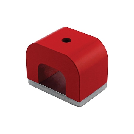 Magnet Source Horseshoe Magnet 1.6in L X 1in W Red 20 lb. pull Red 7271