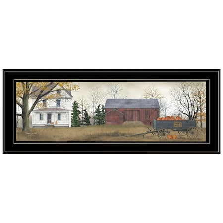 Homeroots Pumpkins For Sale 3 Black Framed Print Wall Art 406335