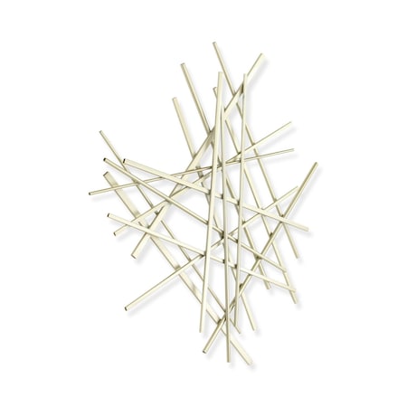 Homeroots Silver Steel Wall Decor 399598
