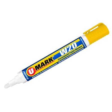 U-Mark Water Based Paint Marker Yello, 12 PK 10856