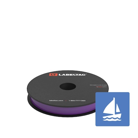 Labeltac Marine Supply 0.5in x 150ft LT4/Pro X, Purple LT0509MN