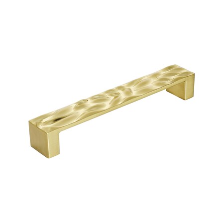 Amerock Calathea 6-5/16 in 160 mm Center-to-Center Brushed Gold Cabinet Pull BP1003160BGL