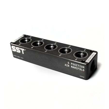 Stupid Simple Tools Aluminum Air Manifold - 5 Ports SST039-05