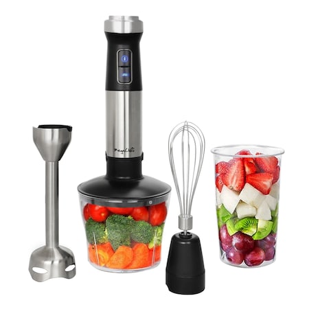 Megachef 4 in 1 Multipurpose Immersion Hand Blender With Speed Control and Accessories MC-158C