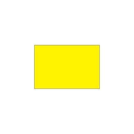 Bubblefast 3 x 6'' Fluorescent Yellow Inventory Rectangle Labels BFDL633L