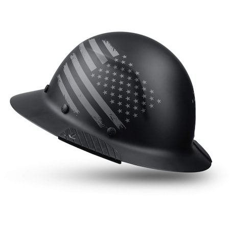 Lift Safety DAX Fiber Resin Full Brim Hard Hat (Patriot Matte) - ANSI-G, TYPE 1 HDF-25PRM