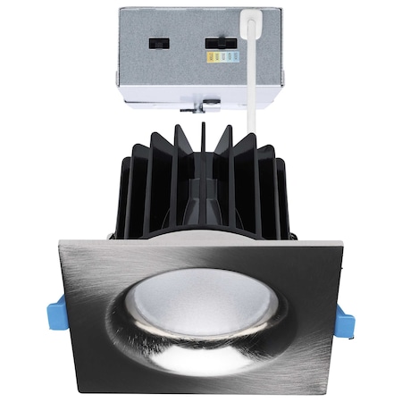 Satco 16/20/24 Watt LED Remote Driver Downlight 27K/30K/35K/40K/50K CCT Field Selectable Square S11675