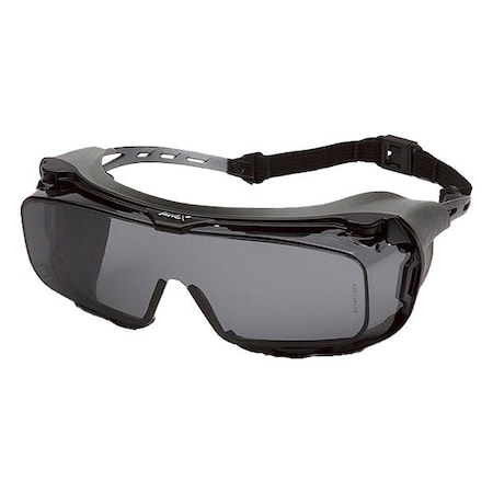Pyramex Cappture(TM) Plus, Reader Safety Glasses, H2MAX Anti-Fog, Gray Lens, Gray Frame, Frameless, OTG S9920STMRG