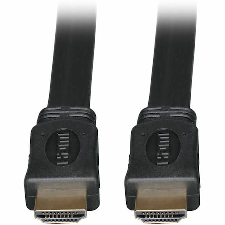 Tripp Lite Gold Video Cable, HDMI, Flat, 3 ft., Black P568-003-FL