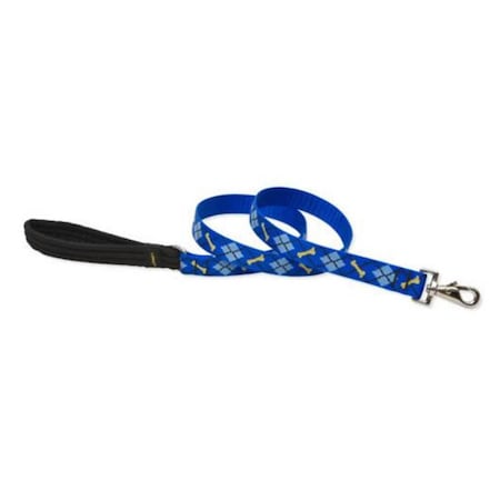 Lupine Pet Lupine 1 in. Dapper Dog 6 ft. Padded Handle Dog Leash 41859