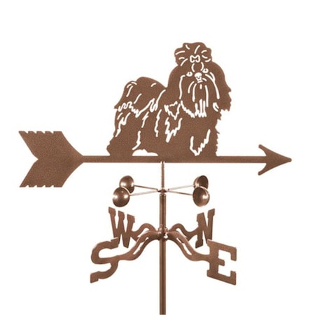 Ez Vane Shih Tzu Dog Weathervane with Four Sided Mount EZ1420-4S