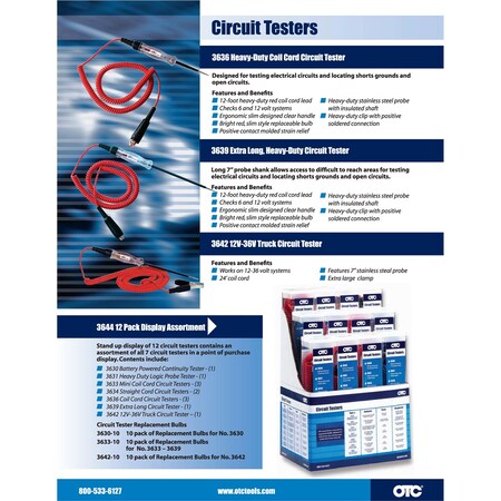 Otc Bulbs For 3642, 10Ct 3642-10