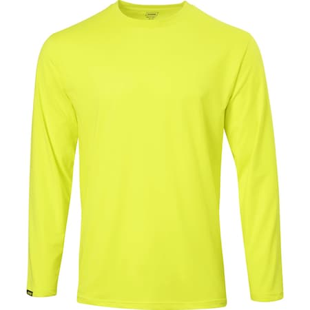 Ironwear Elastex Breathable Long Sleeve Active Crew Neck Shirt, Lime, 2X-Large 7140-L-2XL
