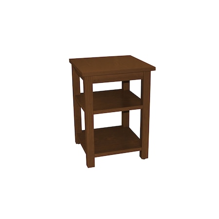 Homeroots 28" Brown Solid Wood Nightstand 548313