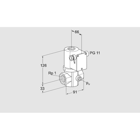 Honeywell Kromschroder VLV, SOLND, GAS, VG 25R03NQ31DMVZ KS85215071