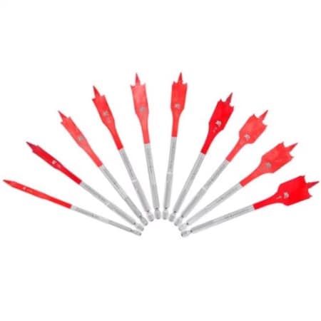 Diablo Speedemon High Speed Steel Spade Bit Set Hex Shank 10 pc DSP2940-S10