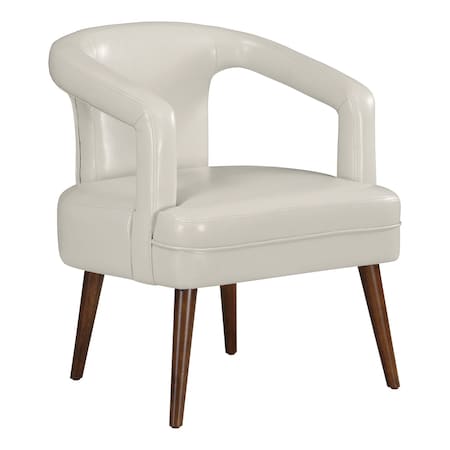 Osp Home Furnishings Mason Accent Reception Chair, Cream MSN-PD28