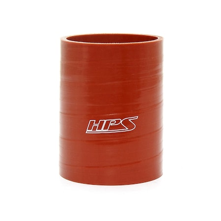 Hps Performance 2-1/2 in ID x 4 in L, 4-Ply Aramid Ultra High Temp Silicone Straight Coupler Hose Connector SC-250-L4-HOT