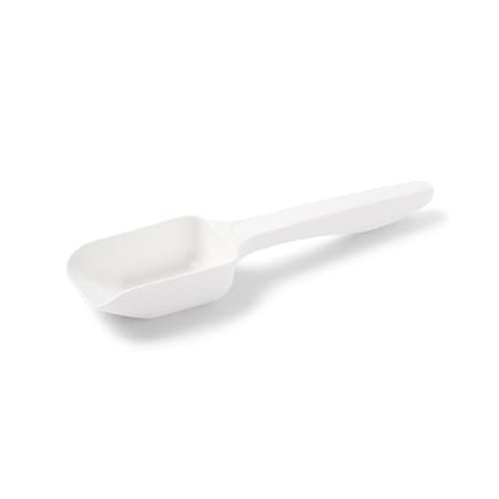 Zoro Select Sampling Scoop, Polypropylene, White, PK10 UNST200