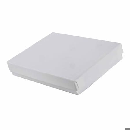 Boxit White Krome Jewelry Box 5.25X3.75X.875, 100PK JLWK53