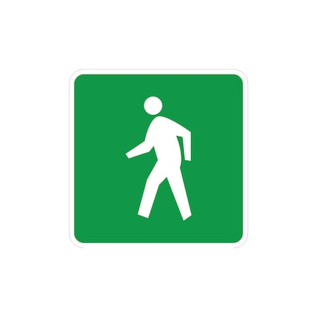 Sign Solutions Usa Traffic Sign, 18 in Width, Aluminum Sign, Square DUS10DWT1818D11-2