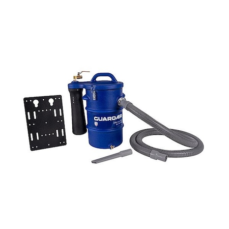 Guardair Drum Vacuum, 5 1/2 gal, Cartridge Filter, 73 cfm MV2000