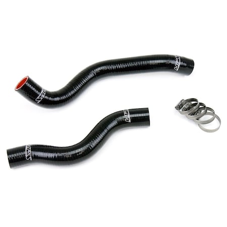 Hps Performance High Temp Reinforced Silicone Radiator Coolant Hose Kit, Black,  57-1200-BLK