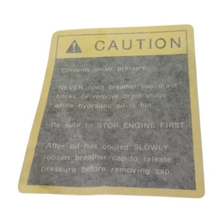 John Deere LABEL, JOHN DEERE OEM 4334419 4334419