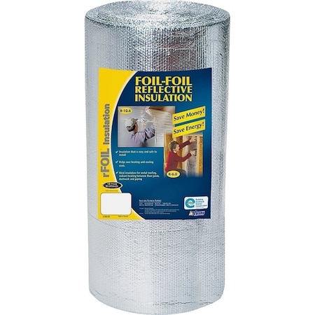 Tvm W757 Construction Insulation, 50 ft L, 48 in W, Polyethylene W757-R