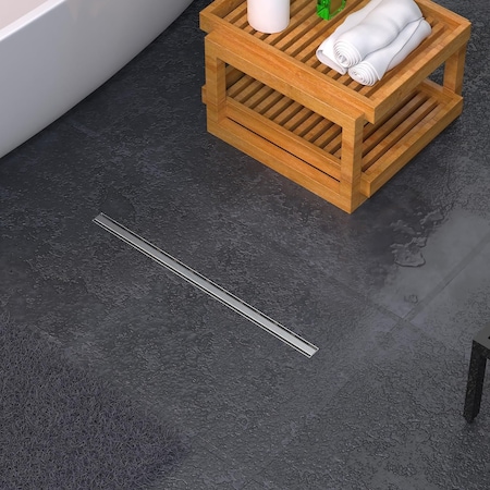 Hydroware Slot Linear Drain -Brushed, 24 Inches HYD-0033