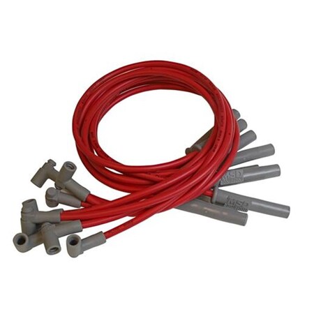 Msd Co. 32739 Spark Plug Wire Set, Red M46-32739